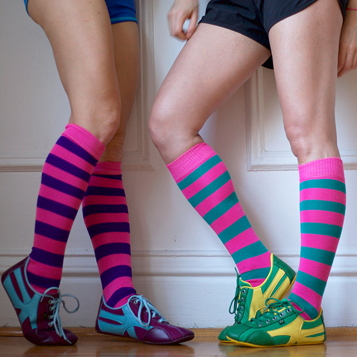 Rainbow Socks Teen Girls