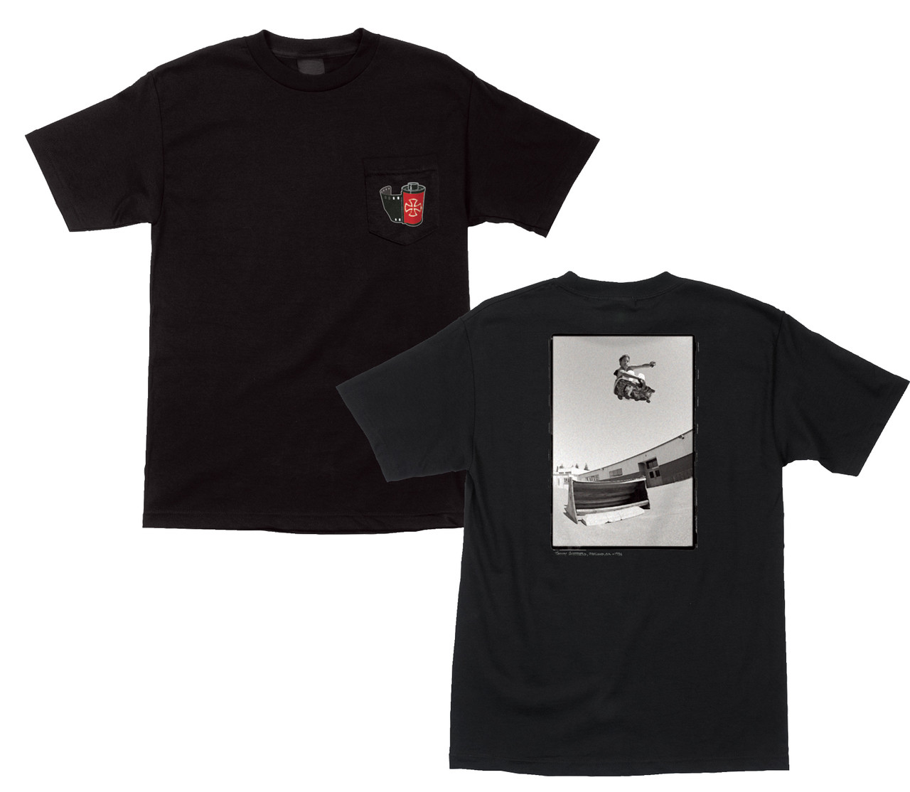 independent shirt kanights tommy guerrero black