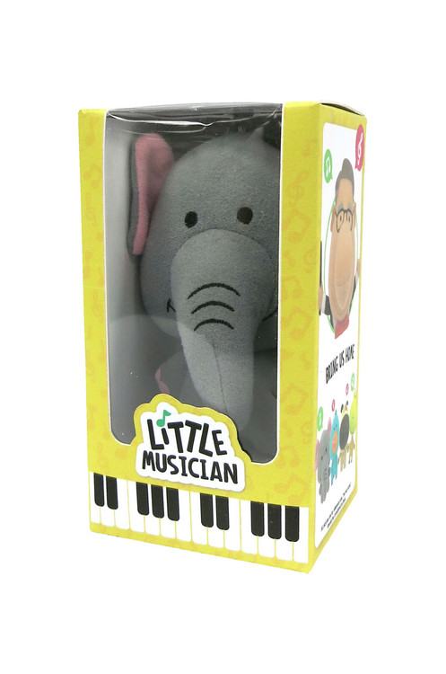 little musician plush toy - elephant