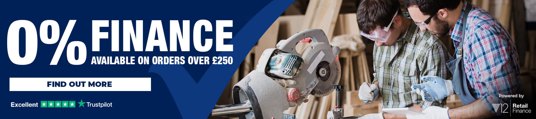 0% finance available on orders over £250