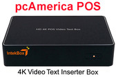 pcAmerica Text Inserter HD 4K Network IP Camera Solution
