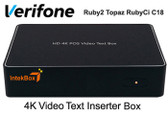 Verifone Ruby Topaz IntekBox Text Inserter HD 4K TVI AHD CVI Coax Camera solution