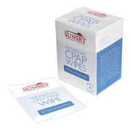 Sunset CPAP Mask cleaning Wipes -Individual Wipes (12 wipes per box)