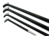 4pc Pry Bar / Heel Bar Set  Solid Steel  6" 12" 16" & 20" New TZ PN087