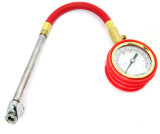 Tyre Pressure Gauge With Dial And Flexible Hose 0 - 70 PSI By Bergen 8806