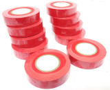 Red  Insulating  / Insulation / Electrical Tape 19mm  x 20m  Pack of 10 AD003 R