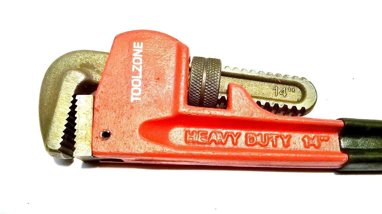 14" Heavy Duty Adjustable Stilsons / Monkey Wrench / Pipe Spanner TZ SP067