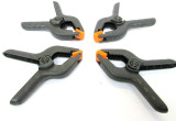 4pc Clamp Set / Mini Stall Clip Set Plastic Grips 3-1/2" Hobby New TZ  CL112