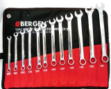 12PC Metric Combi Spanners / Wrench Set 8MM - 19MM By Bergen 1854 New