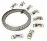 8pc Stainless Steel Hose Clamp Set Jubilee Clips  Etc New HW135