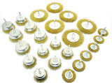 24pc Quality Wire Wheels / Brushes Set For Drill - New - Rust removal TZ DR169