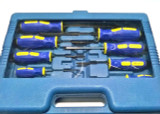 10 Piece Screwdriver Set ? 6 with pound-through Hex Ended Handles TZ SD288