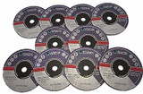 Cutting Disc for Inox 75mm x 1mm x 10mm Pack of 10 Vewerk by Bergen  8062