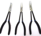 3pc 11" Long Nose Pliers Straight 45 Degree 90 Degree Bergen 1771