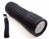 9 LED Black Soft Grip Torch Flashlight Camping Lighting Lamp Tools 81339C