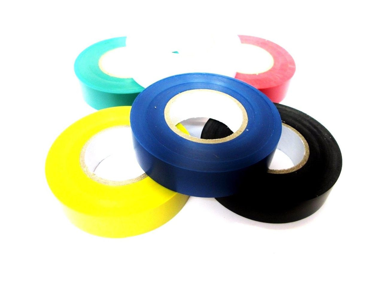 6 Pc Multi Colour PVC Insulation Electricians Electrical Tape Insulating  B 2978 