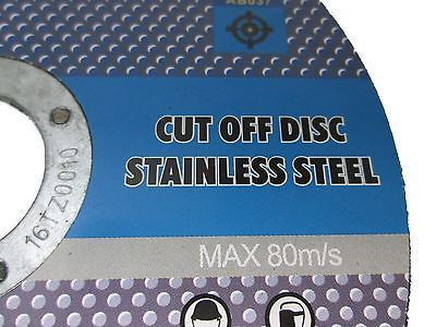 10 pack Stainless Steel Cutting Discs 4-1/2" 115mm Angle Grinder AB037