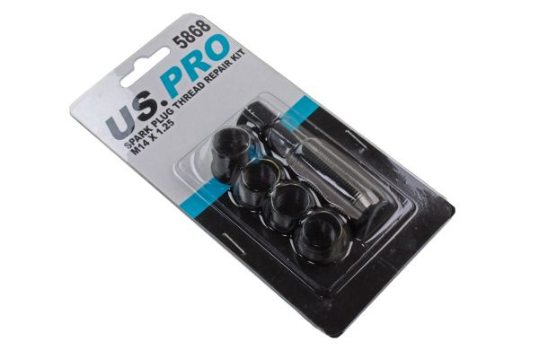 US PRO Spark Plug Thread Reapir Kit M14 X 1.25 5868 
