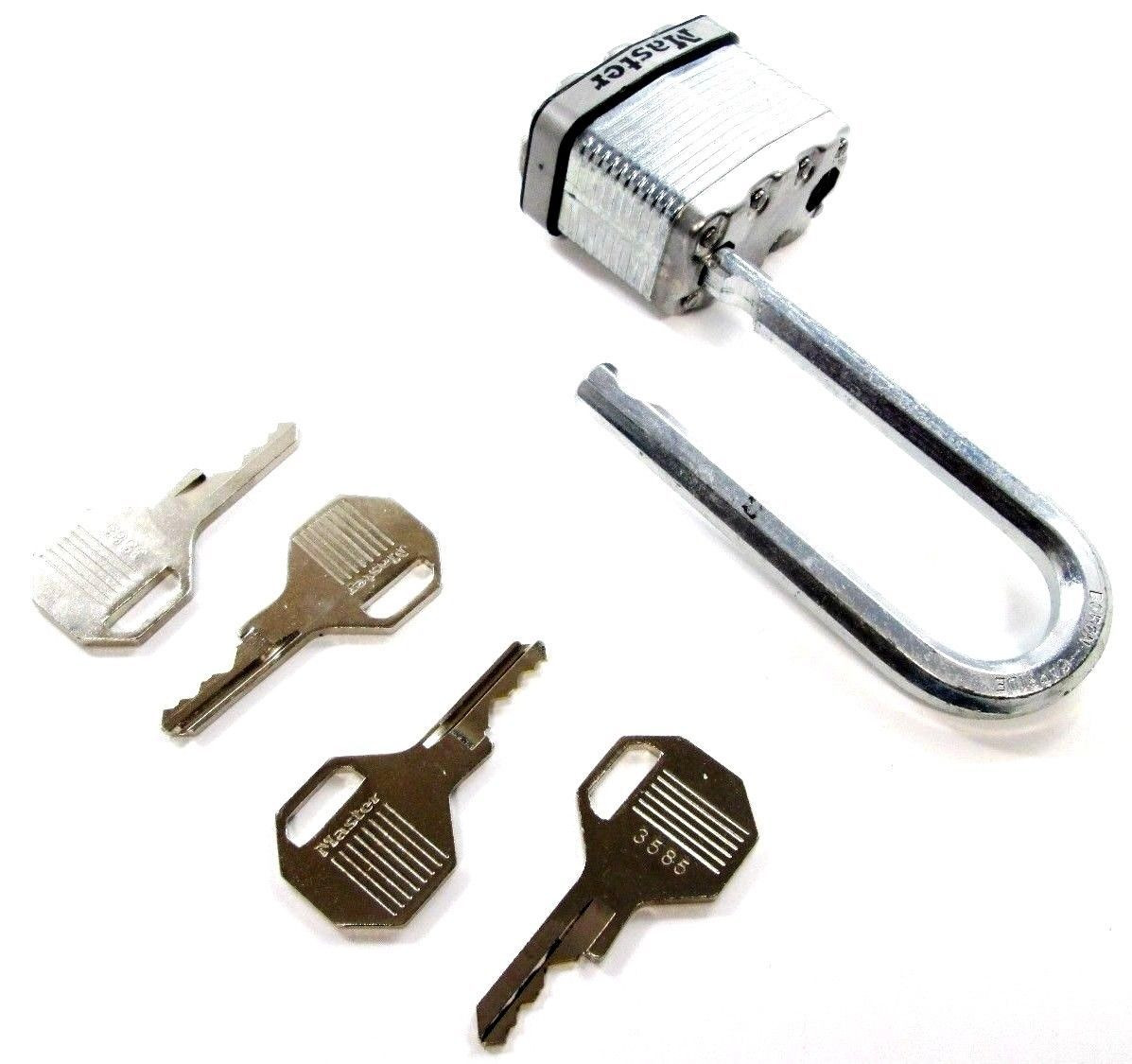 padlock with 4 keys