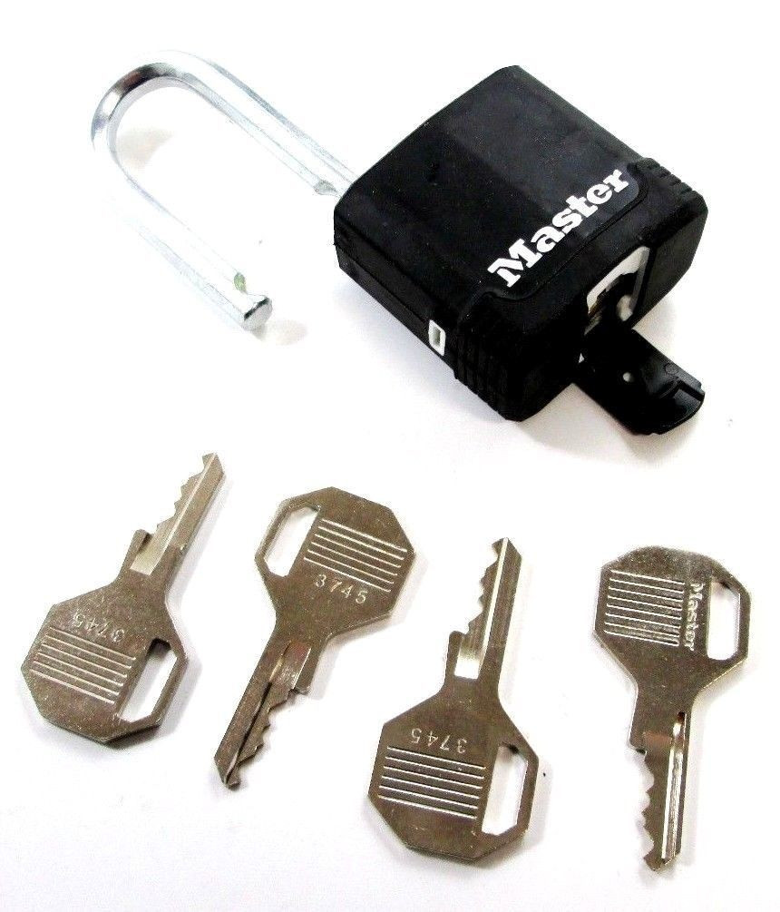 padlock with 4 keys
