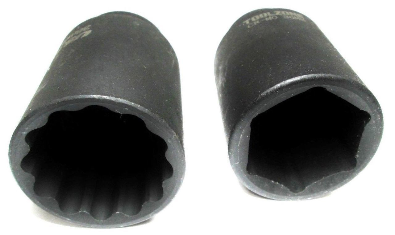 US Pro 36mm 1/2" Dr Double Deep Metric Impact Socket 6 & 12 Point 1369 SS134 