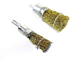 2pc Wire Brush Decarb Rotary Set 12mm 25mm DeCoke Round Dirt Thin Thick Cleaner 