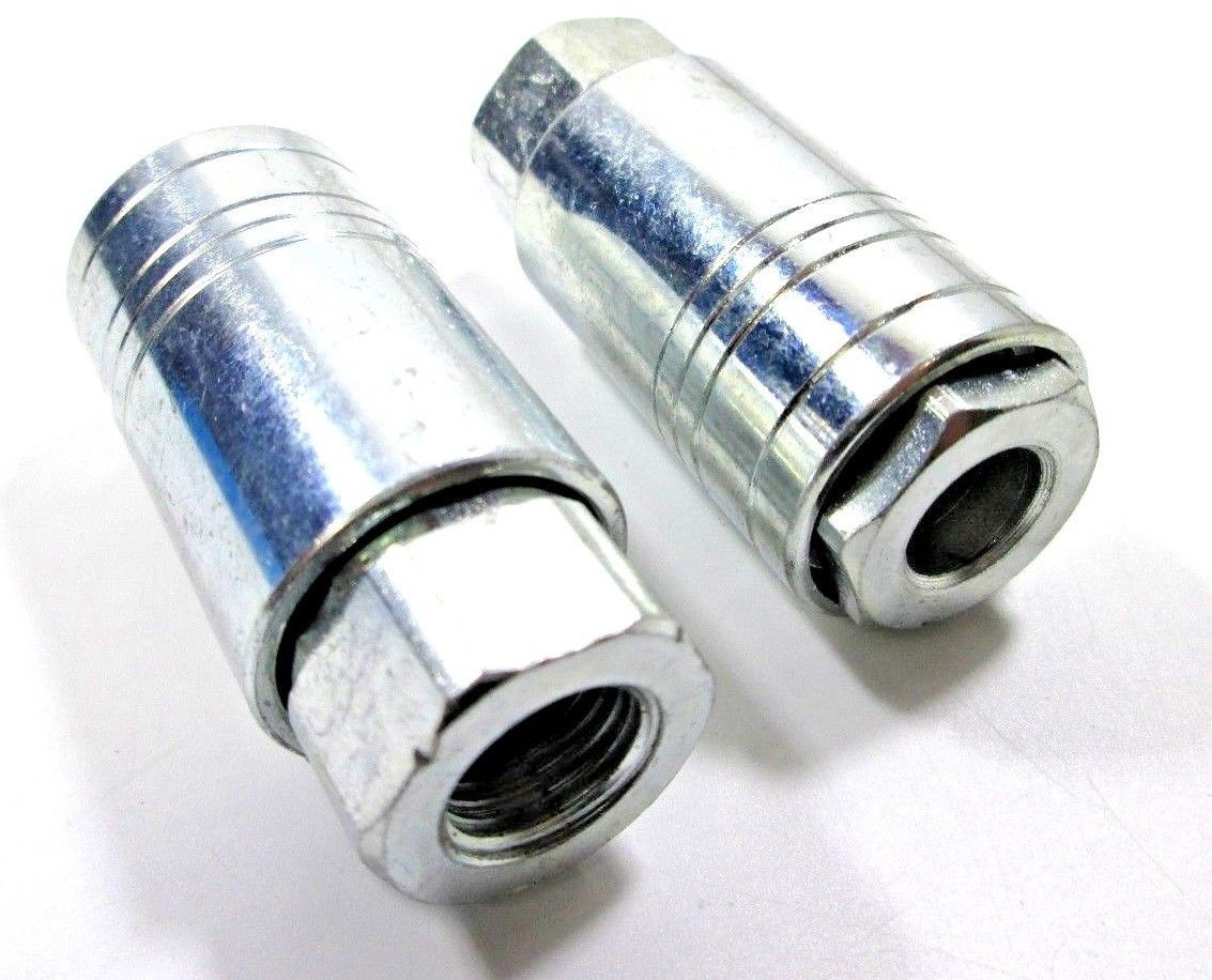 2pc Air Line Hose Connector Fitting Female Quick Release One Touch 1/4 inch 8050