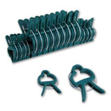 Pack of 20 Kingfisher Gardening Plant Clip Set Small & Large Size .