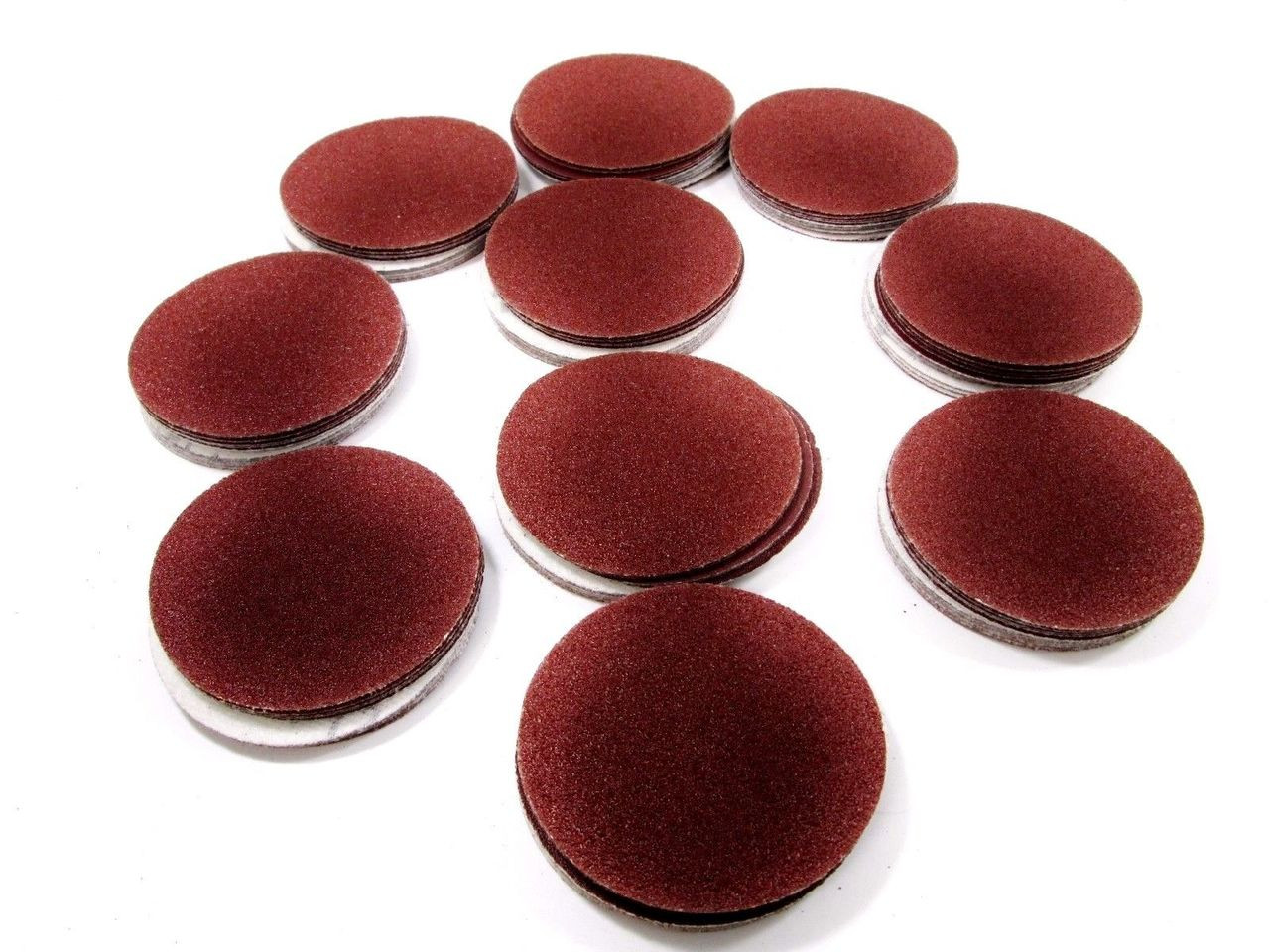 100 Pk Hook & Loop Sanding Grinding Abrasive Pad Mixed Grit Discs 3"(75mm) 8180