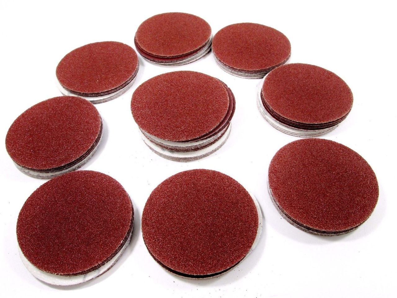 100 Pk Hook & Loop Sanding Grinding Abrasive Pad Mixed Grit Discs 3"(75mm) 8180