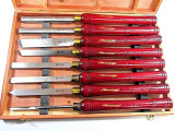 8 PC  Wood Lathe Chisel Set HSS Steel Blade Varied Shapes & Sizes CT0056