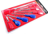 8 Piece Cabinet Screwdriver Set Slotted & Philips Cross With Magnetic Tip CT0241