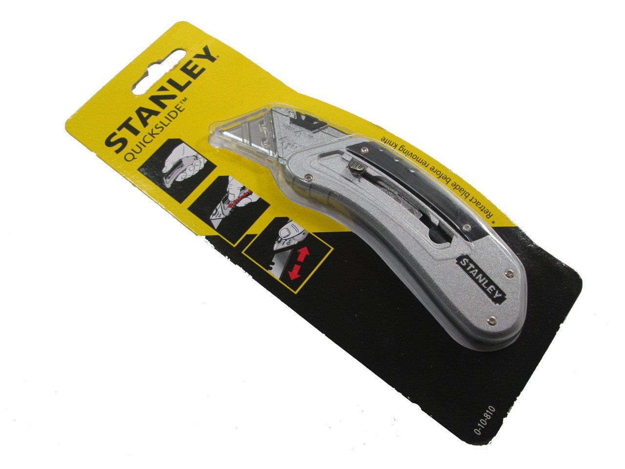 Stanley Quickslide Retractable Utility Blade Knife 0-10-810