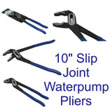 10" 250mm Box Joint Waterpump Pliers Pipe Wrench Grips Plumbers Slim Jaw 2205