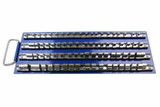Socket Holder Tray Rack Rail Storage 1/4 3/8 1/2 Inch Drive 80pc Sockets 3305