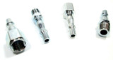 Air Line Plug Fittings 4pc 1/4 BSPT Male and Female Compressor US PRO by BERGEN 