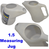 1.5L Measuring Jug Tapered Pouring Spout Metric Imperial Water Liquid Pot Cup