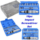 18pc Impact Screwdriver Set Impact Screwdrivers SCR002