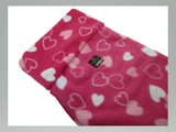 Genuine New Zealand Polo Pancho Pink and White Heart Scarf Snood Hat Balaclava Poncho 20 Ways To Wear