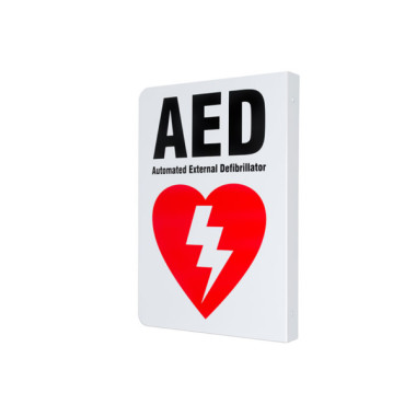 AED Two-Way Mounted Wall Sign