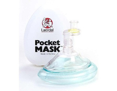 Life Support Products Pocket Mask w/O2 Inlet