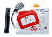 Physio Control Lifepak CR Plus Charge Pak and one set of adult electrodes