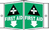 First Aid Sign - 3 D Angled