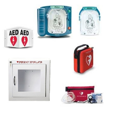 AED Package Cabinet w/o Alarm including Philips OnSite AED