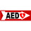 Directional AED Wall Sign - Right