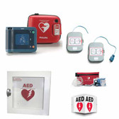 Philips HeartStart FRx AED Outdoor Package - Galvanized Cabinet