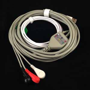 DART 3 Lead ECG Cable