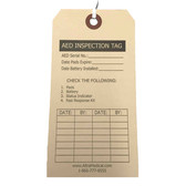 AED Inspection Tag