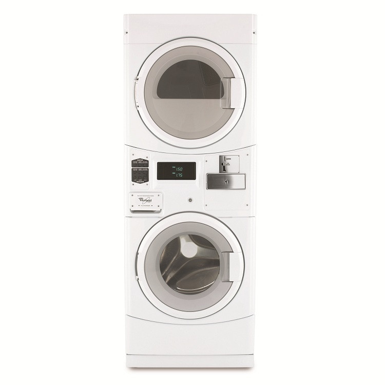 Whirlpool CoinOp Stack Washer/Dryer CGT8000XQ