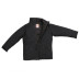 Black Ducksback Barren Grounds Parka spread out and laid flat against a white background